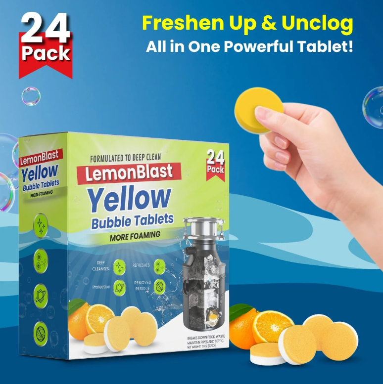 LemonBlast Yellow Bubble Tablets | 🔥FLAT 50% OFF SAVING🔥