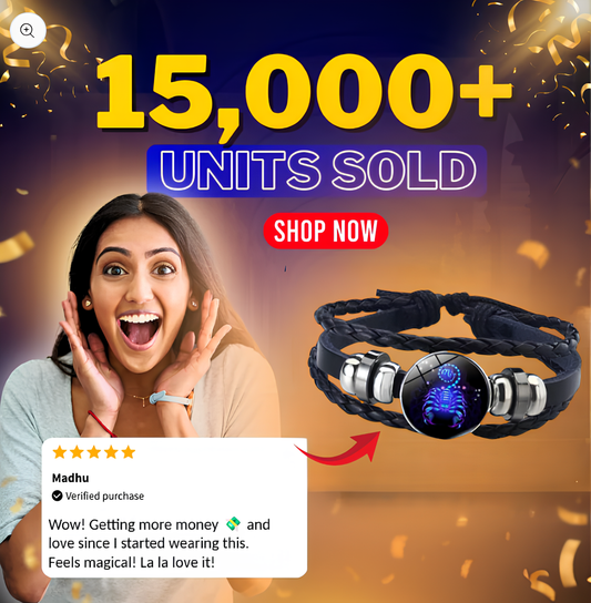 Adjustable Zodiac Sign Powerful Manifestation Bracelet (Energized)