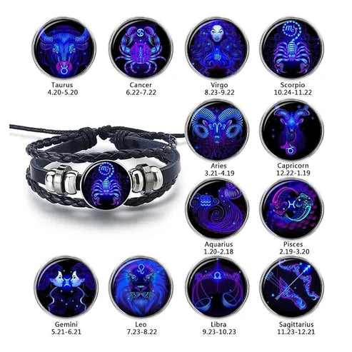Adjustable Zodiac Sign Powerful Manifestation Bracelet (Energized)